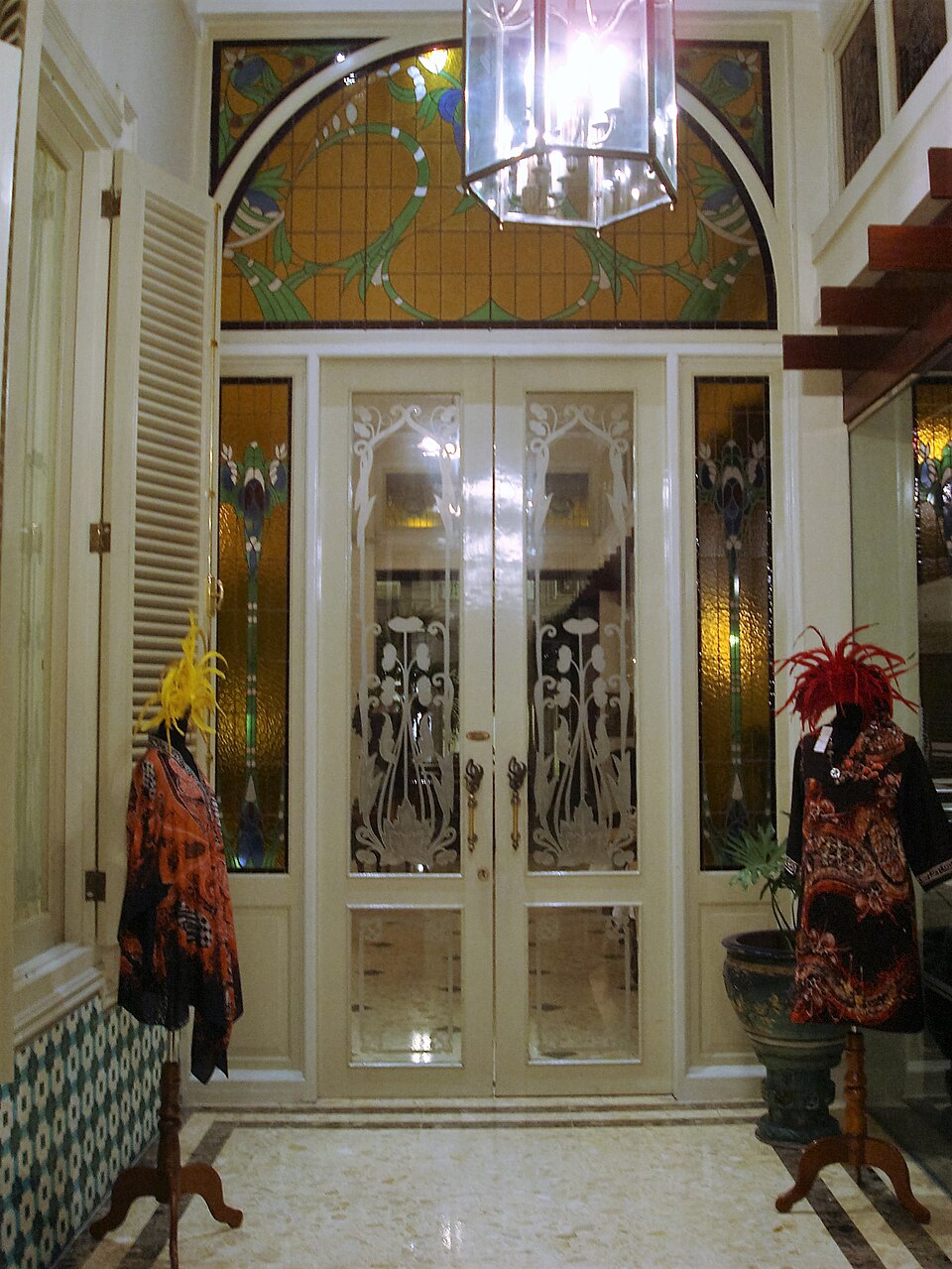 Hotel interior in Yogyakarta, illustrative stay photo